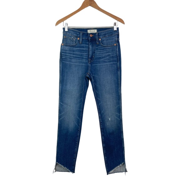 Madewell 10" High-Rise Skinny Jeans: Cutout Tulip Hem Edition - Picture 2 of 16